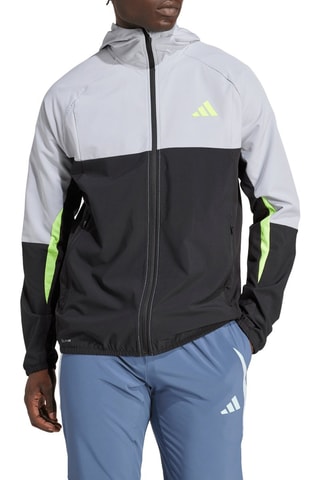 Veste à capuche - Noir et gris clair