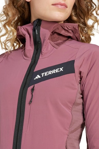 Veste polaire à capuche Terrex - Violet