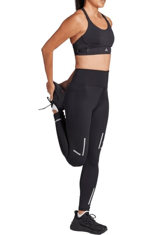 Legging de running taille haute Ultimateadidas Reflective - Noir