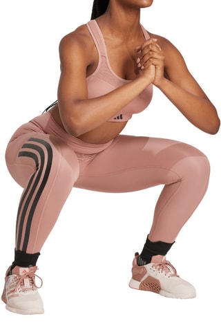 Legging  taille haute Optime - Rose - Adidas