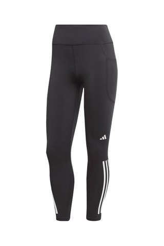 Legging 7/8 taille haute DailyRun 3-Stripes - Gris foncé