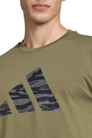 T-shirt regular Codes Camo - Vert