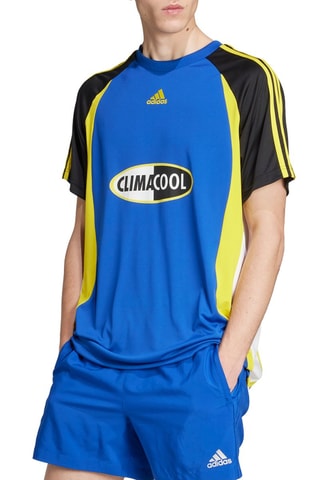 T-shirt regular - Bleu roi et jaune