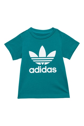 T-shirt - Bleu canard et blanc - Adidas