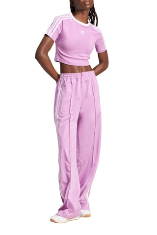 T-shirt cropped - Violet - Adidas