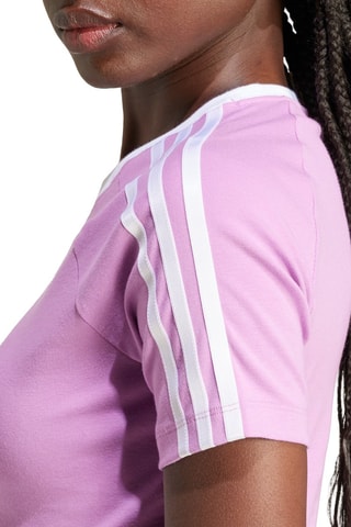 T-shirt cropped - Violet - Adidas
