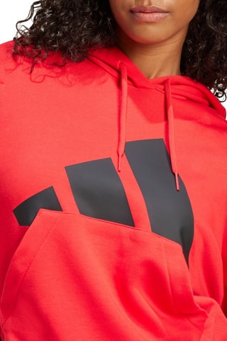 Sweat à capuche - Rouge et noir