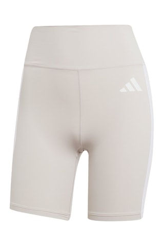 Cycliste de sport  taille haute Optime essentials - Gris clair - Adidas