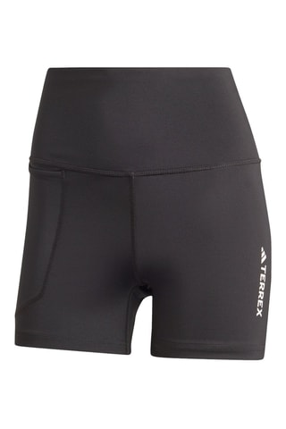 Short de randonnée taille haute Terrex - Noir