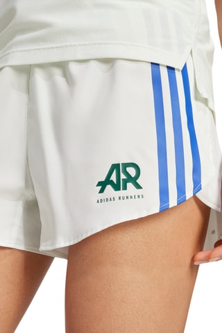Short de running taille haute Tech - Blanc
