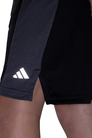 Short d’entrainement taille haute - Noir et gris foncé - Adidas