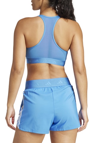 Brassière d’entrainement Powerreact - Ciel et blanc