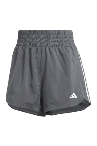 Short d’entrainement taille haute Pacer - Gris foncé et blanc