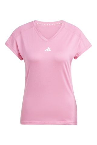 T-shirt d’entrainement Essentials - Rose et blanc