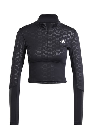 Crop top d’entrainement Hperglan - Noir