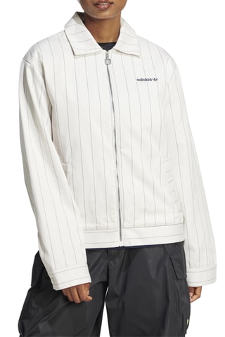 Veste Harrington - Blanc et noir