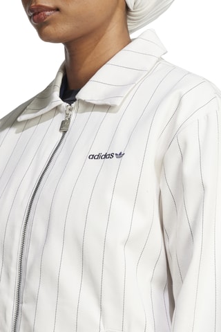 Veste Harrington - Blanc et noir