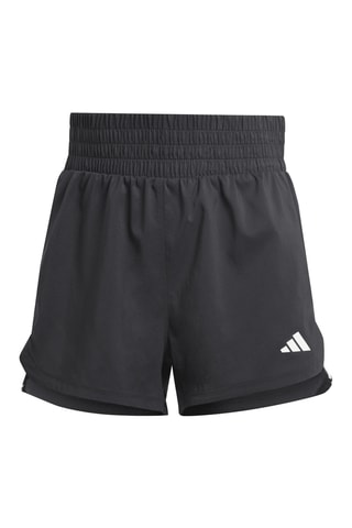 Short d’entrainement taille haute Pacer - Noir et blanc