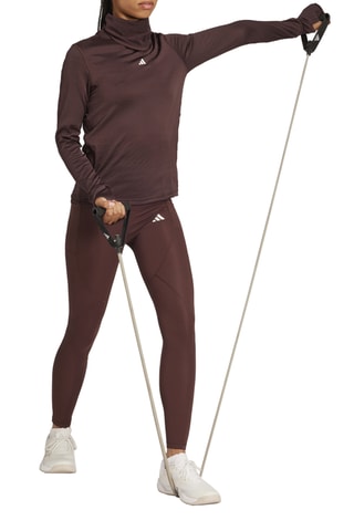 Legging taille haute - Marron