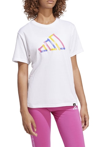 T-shirt regular Tech Fill - Blanc