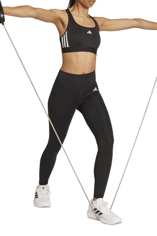 Brassière d’entrainement Powerreact - Noir et blanc