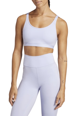 Brassière de sport push-up Essentials - Violet