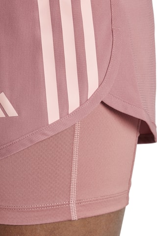 Short 2-en-1 de running Own the run - Rose