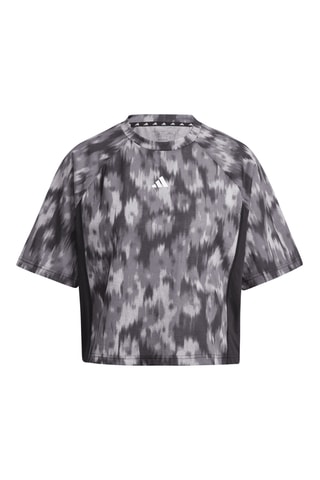 T-shirt slim d’entrainement tie and dye Essentials - Noir