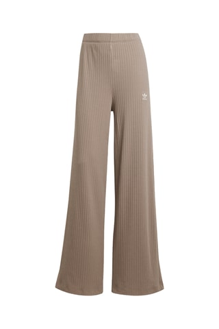 Pantalon loose taille haute Essentials - Marron