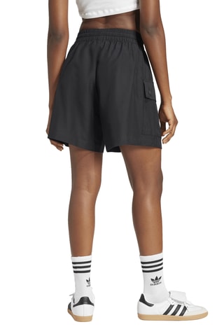 Short cargo taille haute Essentials - Noir