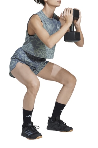 Crop top d’entraînement Essentials - Gris