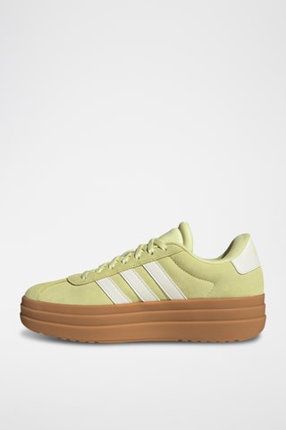 Baskets plateformes en cuir VL Court Bold - Jaune