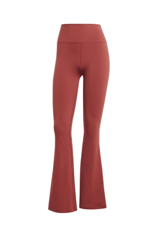 Pantalon flare taille haute All Me - Rouge brique