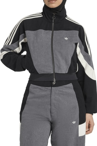 Veste de survêtement - Noir et gris foncé