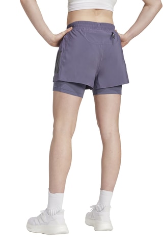 Short de running 2-en-1 Own the Run Climacool - Violet
