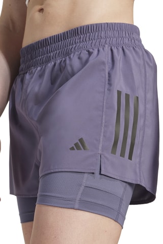 Short de running 2-en-1 Own the Run Climacool - Violet