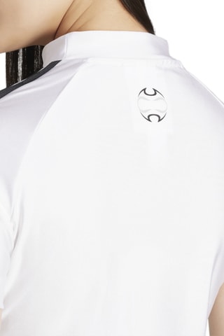 T-shirt cropped Teamgeist Adicolor - Blanc