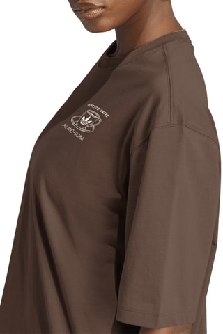 T-shirt oversize - Marron