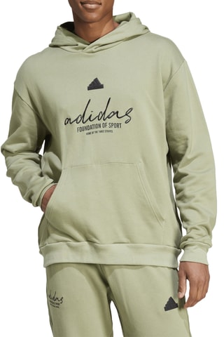 Sweat à capuche Brand Love - Vert