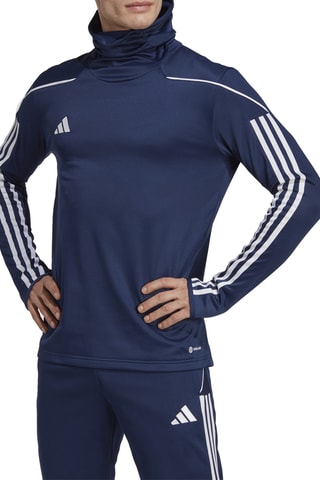 T-shirt slim d'entraînement de football Tiro 23 League - Bleu marine