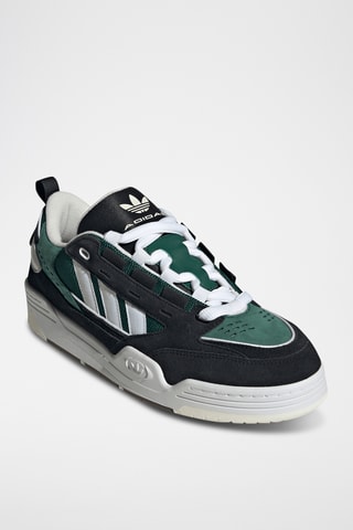 Baskets en cuir Adi2000 - Noir et vert foncé