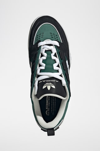 Baskets en cuir Adi2000 - Noir et vert foncé