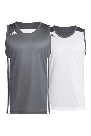 Maillot de basketball 3G Speed - Gris foncé et blanc