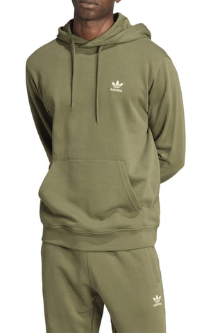 Sweat à capuche Essentials - Vert olive