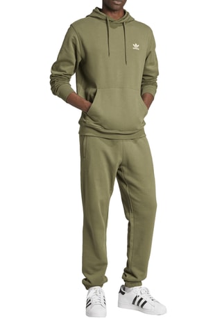 Sweat à capuche Essentials - Vert olive