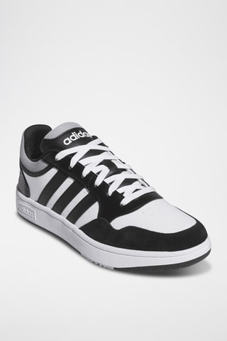 Baskets en cuir - Blanc et noir