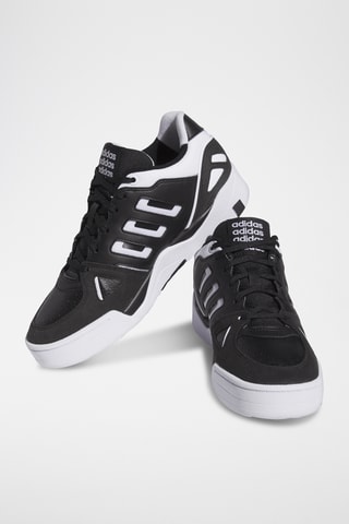 Baskets en nubuck Midcity - Noir et blanc