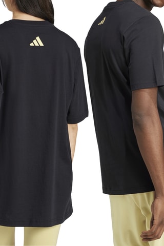 T-shirt regular Lounge Verbiage - Noir