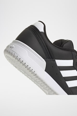 Baskets en cuir Team Court - Noir et blanc