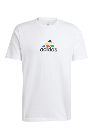 T-shirt regular House eo tiro - Blanc